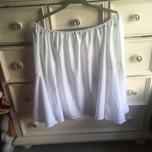 Plus Eve Wide Sleeve Off The Shoulder Top